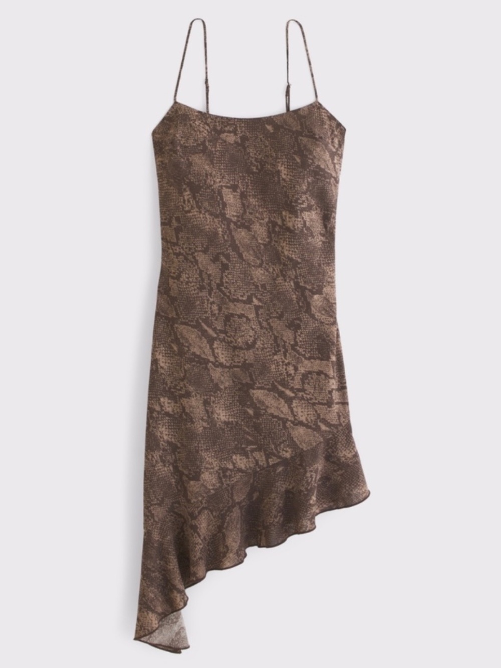 Asymmetrical Clasp Back Dress